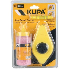 Resim Kupa Kırmızı Boyalı Çırpı İpi Takımı 30mt Su Terazili 