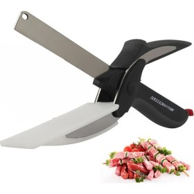 Resim Çilek Ev Sebze Meyve Marul Salata Et Kesme Doğrama Dilimleme Makası Doğrayıcı 