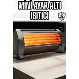 Resim Ayak Altı Elektrikli Soba Isıtıcı Masa Altı Emniyetli 