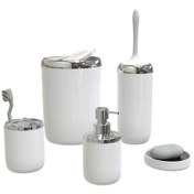 Resim Prima Nova Lima Xl Krom Dekorlu Banyo Seti / Beyaz 