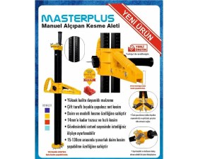 Resim Masterplus Manuel Alçıpan Kesme Aleti Düz ve Yuvarlak Kesim Yerli Üretim 