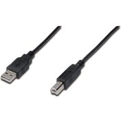 Resim Digitus AK-300102-030-S 3 M USB 2.0 to USB 2.0 Tip B Erkek-Erkek AWG28 USB 2.0 Yazıcı Kablosu 