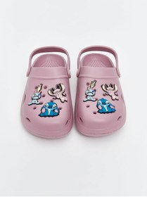 Resim LC Waikiki Pembe Lilo ve Stitch Baskılı Kız Çocuk Sabo Terlik 