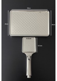 Resim Yağmurlama El Ve Tepe Duş Başlığı Gri 