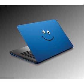 Resim Laptop Sticker Notebook Pc Kaplama Etiketi Blue Smile 