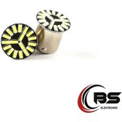 Resim Çift Duy 1157 Soket 18 Led Ampul Fren.Bazı Araçlarda Gündüz Farı N11.613 