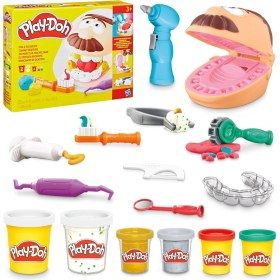 Resim Mena Rise Drill 'n Fill Diş Hekimi Oyun Hamuru Seti, 3 Yaş ve Üzeri Çocuklar Için, 8 Modelleme Bileşiği Kutusu, Toksik Değildir, Çeşitli Renkleri Mevcuttur 