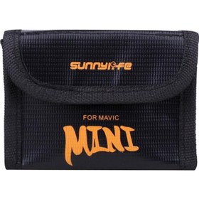 Resim Dji Mavic Mini 3 Pil için Saklama Çantası Yanmaz Koruyucu Kılıf 