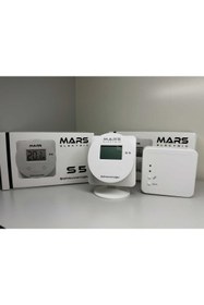 Resim Mars Elektrik Mars S5 Yuvarlak Kablosuz Dijital Oda Termostatı 