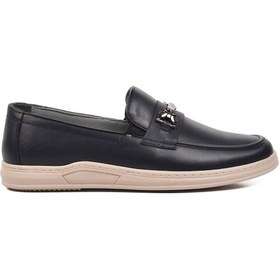 Resim Pierre Cardin 191074 Lacivert Hakiki Deri Erkek Casual Ayakkabı 001 