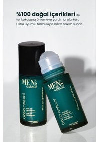 Resim Bade Natural Men's Garage Roll On Deodorant 50 Ml 