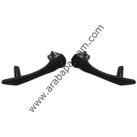 Resim Renault Megane 2 Ön Kolçak Tk.Siyah 4 Parça Alt Üst 7701475316-77 