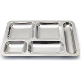 Resim 50 Adet Çelik Tabldot Tabak Paslanmaz Tabildot 