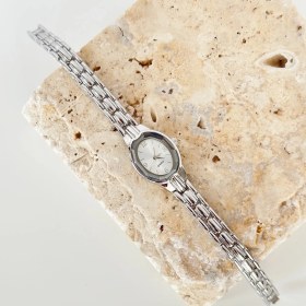 Resim Vesce Atelier Rive Gümüş Saat Beyaz 