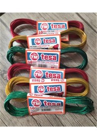 Resim Çelik Çamaşır Ipi 6'lı 10 Mt X 6 Ad Çok Renkli 