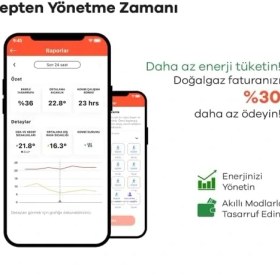 Resim Mabeyn Akıllı Oda Termostatı Kablosuz Kombi Kontrolü V5 Wi-Fi 