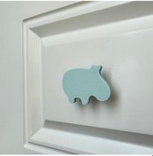 Resim Pomerol Mavi Hipopotam Dolap Kulpu - Çocuk Odası, Mutfak Ve Banyo İçin Modern Ve Dayanıklı Mobilya Kulp, Dh 