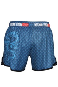 Resim DO-SMAI Dijital Baskılı Sanda Ejder Fitness Boks Muay Thai Antrenman Şortu Spor Şort Vss260 