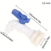 Resim Cloudstore A1 1/2 Inç Sağlam Musluk Vana - Amerikan & Avrupa Diş Uyumlu, Sızdırmaz, Bahçe Sulama, Su Tankları İçin 