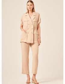 Resim Ftz Women Kadın Crep Pantolonlu Takım Beige 31173 Beige 