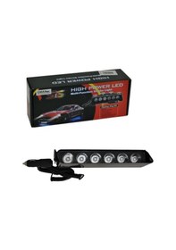 Resim Cam Içi Vantuzlu 6 Ledli 7 Modlu Kırmızı-mavi 