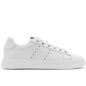 Resim Derimod Erkek Beyaz Bağcıklı Deri Sneaker 25SFD707518 