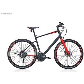 Resim Sportive 328 27 Vites Full Shimano Hidrolik Disk Fren Siyah Kırmızı 48 Kadro 