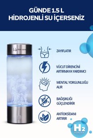 Resim hb skin care Hidrojenli Su Cihazı Suyun Hidrojen Seviyesini Artırabilen Cihaz Sağlık Güzelik 