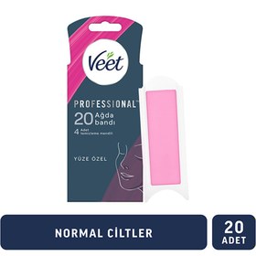 Resim Veet Profesyonel Yüz Ağda Bandı Normal Ciltler 20'li - Gratis 