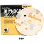 Resim indasa P60 Hookıt Disk Zımpara 150mm 6 Delik Rhynogrıp Plus Dısc 15 Adet 