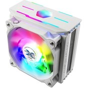 Resim ZALMAN CNPS10X OPTIMA II RGB WHITE HAVA SOĞUTMALI İŞLEMCİ FANI 