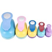 Resim Praise6 Daire Kağıt Zımbası, Kağıt El Sanatları Için 5 Adet Daire Zımbası, 5 Farklı Boyutta Daire Delgeç, Rastgele Renkler (Yurt Dışından) 