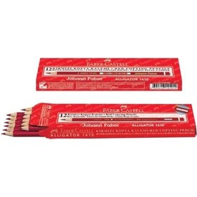 Resim Faber Castell Kırmızı Kurşun Kalem 12 Adet 1410 