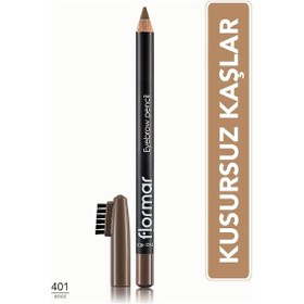 Resim Flormar Eyebrow Pencil Yumuşak Dokulu Kaş Kalemi 401 Beige 