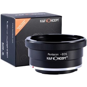 Resim K&F Consept Pentacon 6 Kiev 60 Lens - Canon Ef Lens Montaj Ada... 