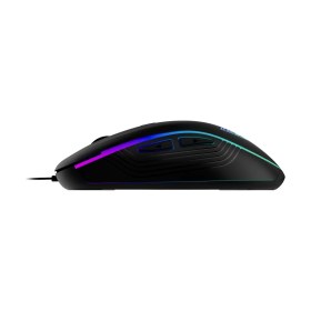 Resim Flamex Gamdıas Aura Gs3, Çok Renkli Aydınlatma, USB Kablolu, 6 Tuşlu, Gaming Mouse, 3.600 Dpı, Siyah 