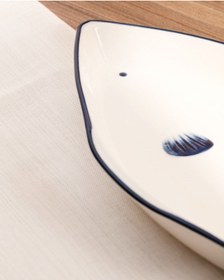 Resim Madame Coco Marine 26 Cm Kayık Tabak Td - Marıne - 02 Kayık Tabak-mavi 