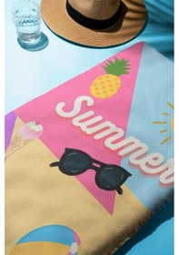 Resim Dijital Baskı Plaj Deniz Havlusu Summer Desenli Peştamal Hvl0171 Renkli 