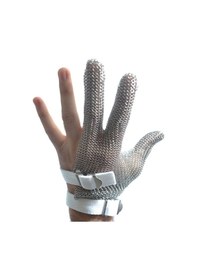 Resim Koruyucu Çelik Eldiven 3 Parmak Small / Bmglv-02s 