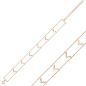 Resim Silver Rose V Women's Bracelet 