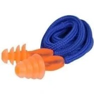 Resim CetKing Kullanılabilir Kulak Tıkacı, Havuz ve Deniz Için Ipli Kulak Tıkacı, Ses ve Gürültü Önleyici Kulak Tıkacı, Su Kaçırmayı Önleyn Kulak Tıkacı, 25DB Ses Azaltma, Silikon, Mavi-Turuncu, 