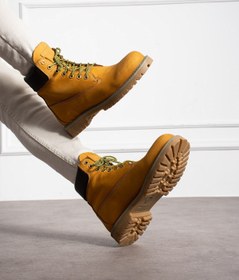 Resim AlbiShoes Erkek Kaymaz Termo Taban Hakiki Deri Suya Soğuğa Dayanıklı Cat Modeli Kışlık Erkek Bot 