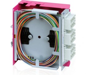 Resim Domino Endüstriyel Tip Splice Box - 24PORT Dın Rail Standart 