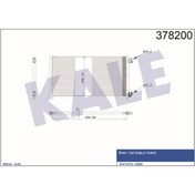 Resim KALE Klima Kondenseri Doblo 01 Idea 04 Punto 03 Ypsılon 06-11 1.3 Jtd-1.9jtd Al/al 605×305×16klr-378200 4 