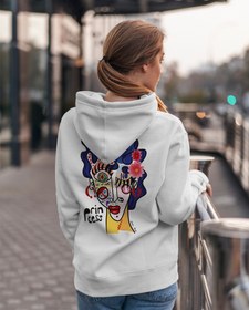Resim Princess Oversize Unisex Kapüşonlu Sweatshirt 