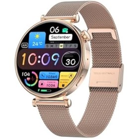 Resim Spovan Papillon Iris AMOLED Ekran Nabız Uyku Takibi Sesli Görüşme Akıllı Saat 