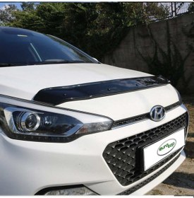 Resim Hyundai I20 2017 Ve Üstü Parlak Siyah Ön Kaput Koruma Rüzgarlığı 