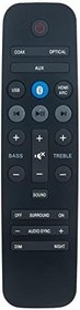 Resim AIDITIYMI Yedek Soundbar Remote Commander 996580000536 A1037-26BA-004, Philips Sound Bar HTL3110B/F7 HTL3110B HTL3110B/05 HTL3110B/79 HTL3110B/12 HTL3140 HTL3140 HTL'yi destekler 700B HTL3140S HTL2163B 