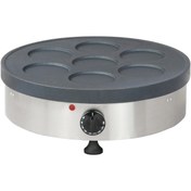 Resim OMAKE Teflonlu 7 Bölmeli Krep Makinesi Tekli Elektrikli 