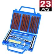 Resim Monyee 23 Parça Lastik Tamir Seti - Hızlı Tamir Araçları İle Arabalar, Motosikletler Ve Elektrikli Bisikletler İçin Acil Yardım Paketi - Mavi 